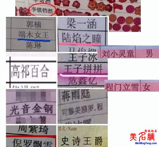 寶寶起名之請不要再給寶寶起”奇葩“的名字了!
